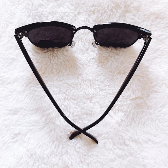 Theo Black Sleek Modern Sunglasses - Picture 11 of 11